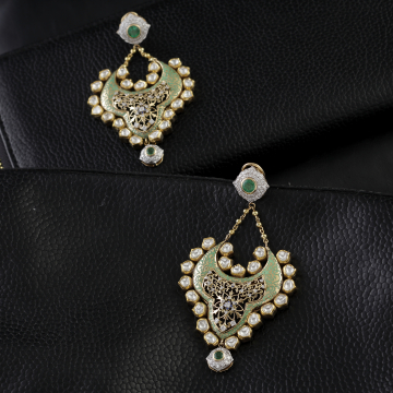 Regal Kundan Filigree Earrings