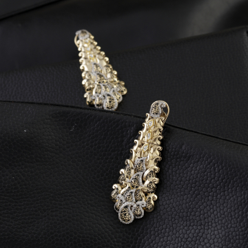 Vintage Filigree Cascade Earrings