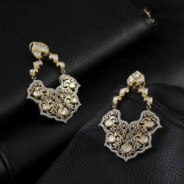 Mughal Charm Filigree Kundan Earrings