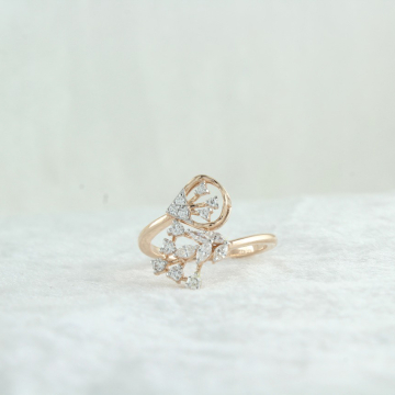 Blossom Diamond Cluster Ring