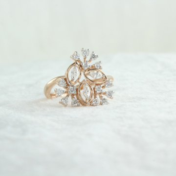 Diamond Blossom Ring