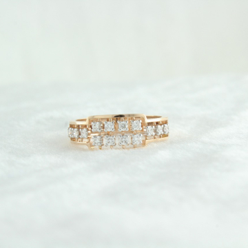 Geometric Diamond Band