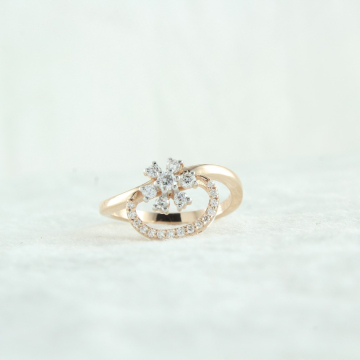 Diamond Star Cluster Ring