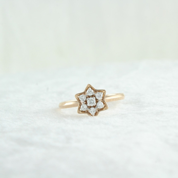 Diamond Starburst Ring