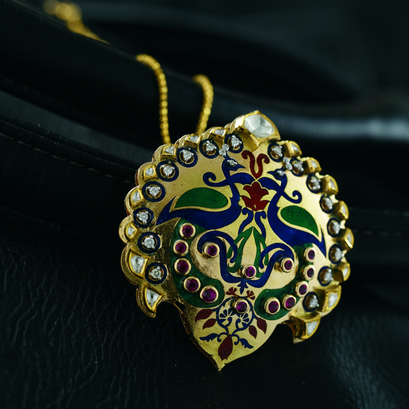 Mughal Majesty Meenakari Pendant main product image