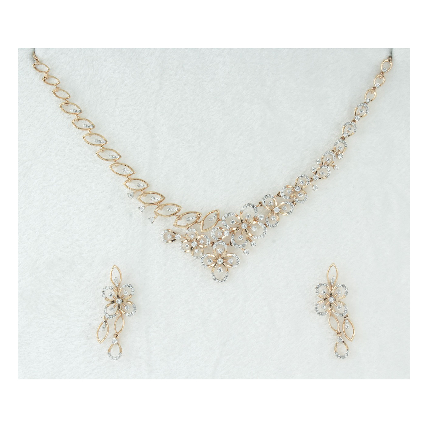 Diamond Blossom Necklace Set main product image