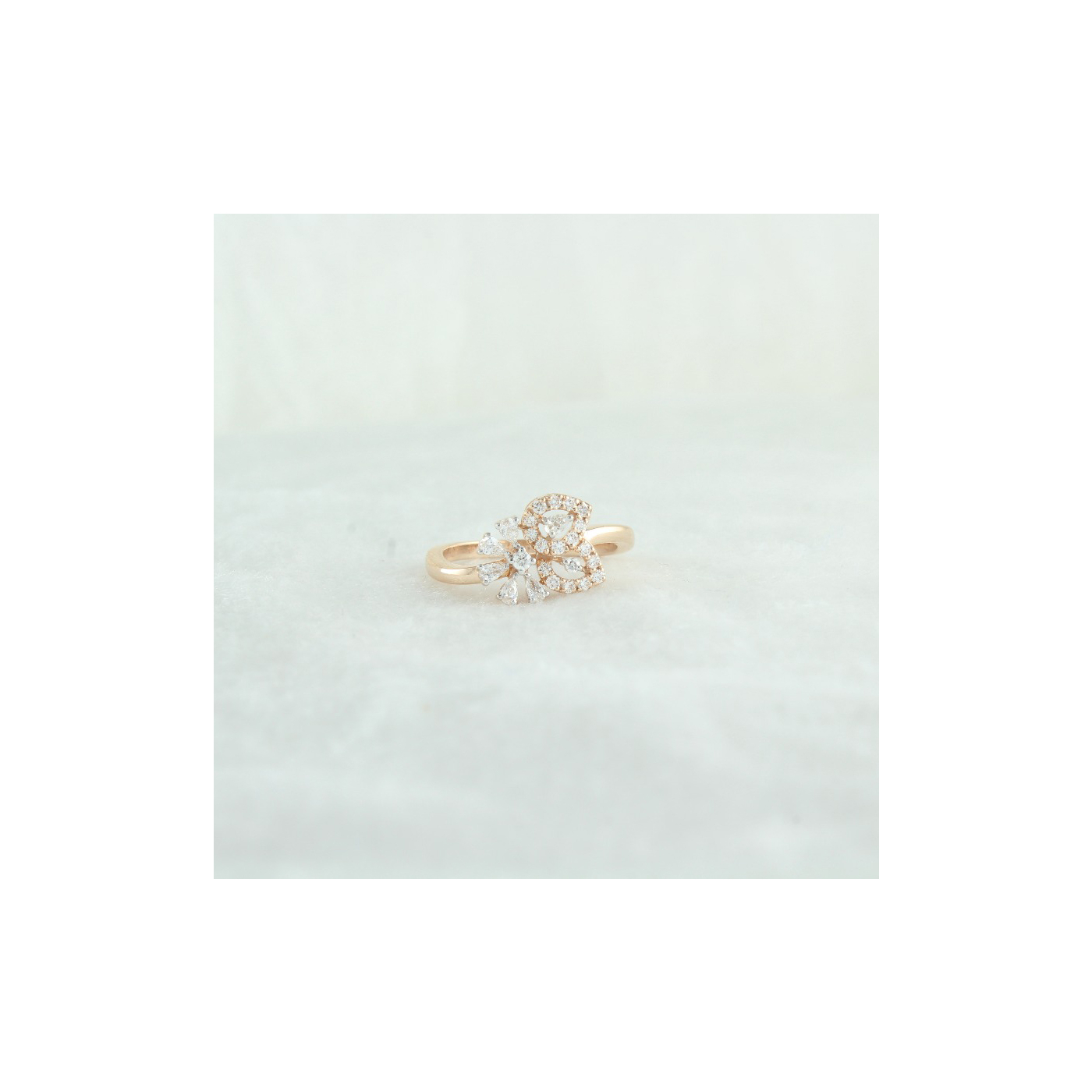 Petite Diamond Cluster Ring main product image