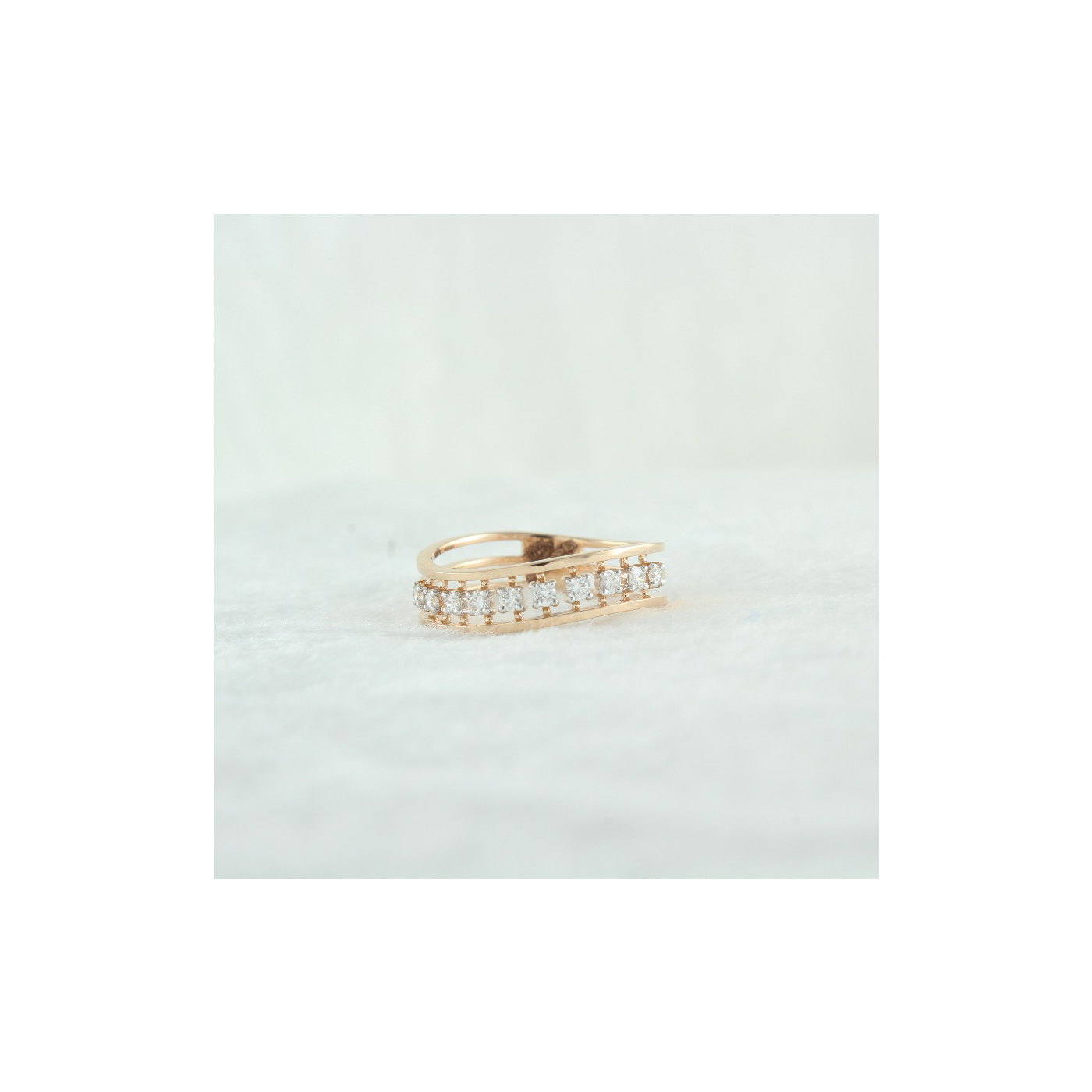 Elegant Diamond Band Ring main product image