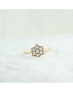 Diamond Starburst Ring